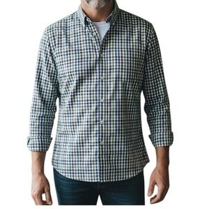 Peter‎ Millar Men's Plaid Button-Down Shirt XL Classic Casual Workwear Preppy